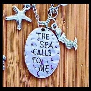 The Sea Calls To Me Charm Necklace